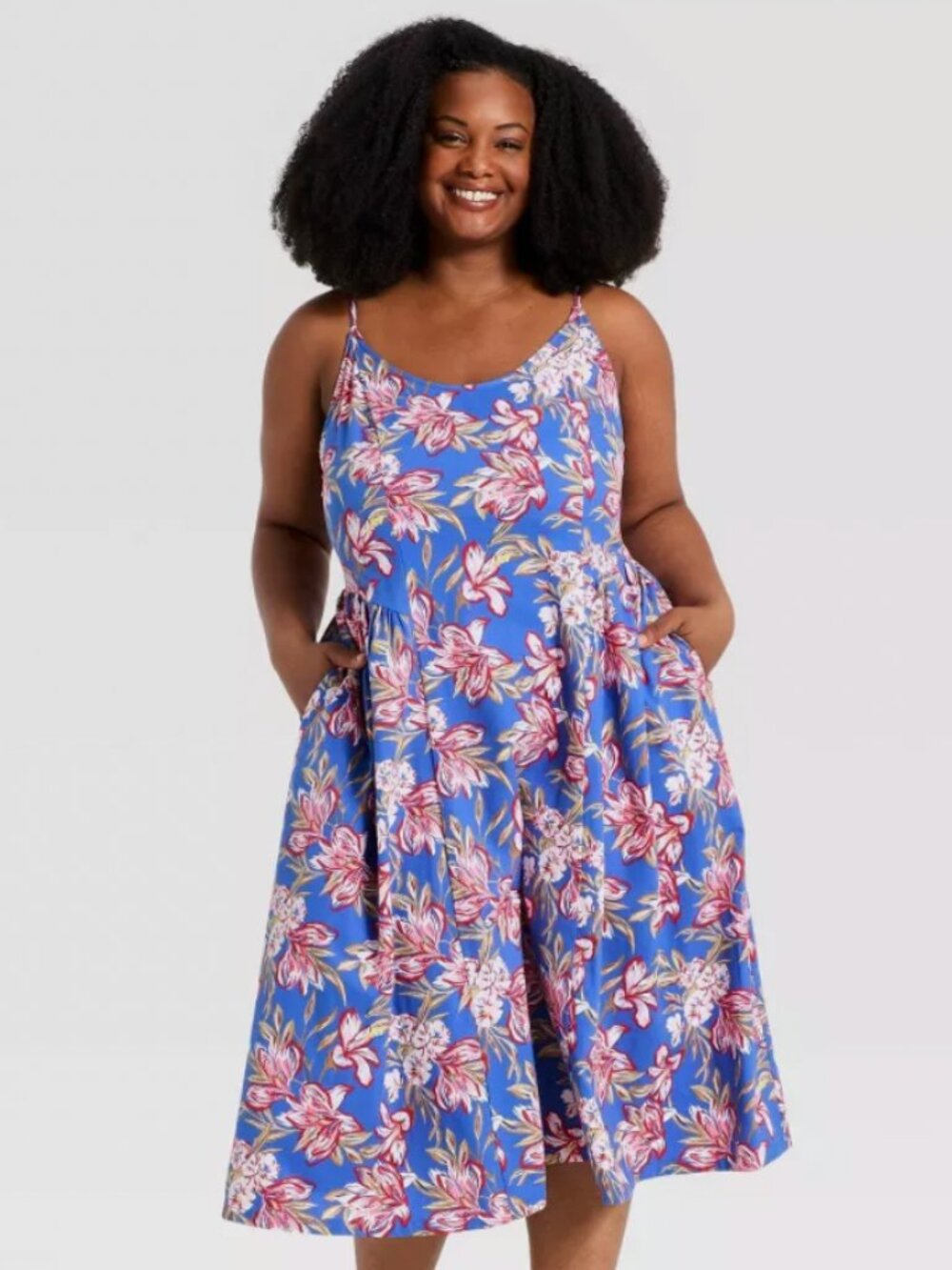 Corset Blue Floral Sundress